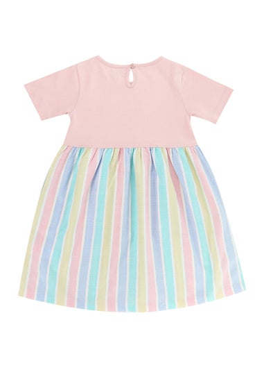 Lilly & Sid Multicoloured Lilly & Deckchair Stripe Print Dress (0-8 Years)