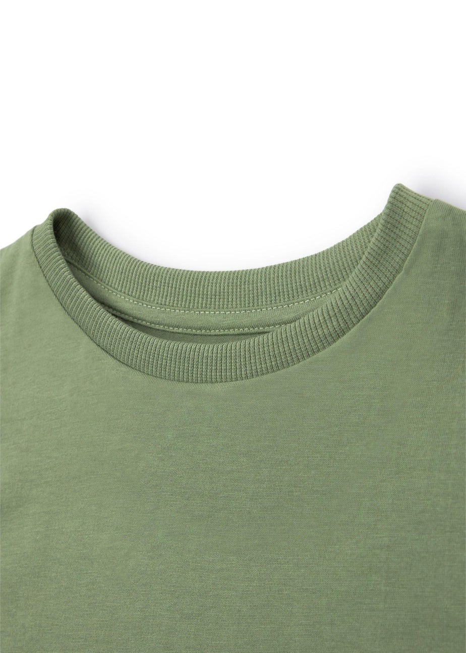 Star Wars Khaki The Mandalorian Grogu Kids T Shirt (3-14 Years)