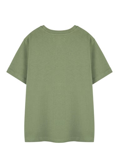 Star Wars Khaki The Mandalorian Grogu Kids T Shirt (3-14 Years)