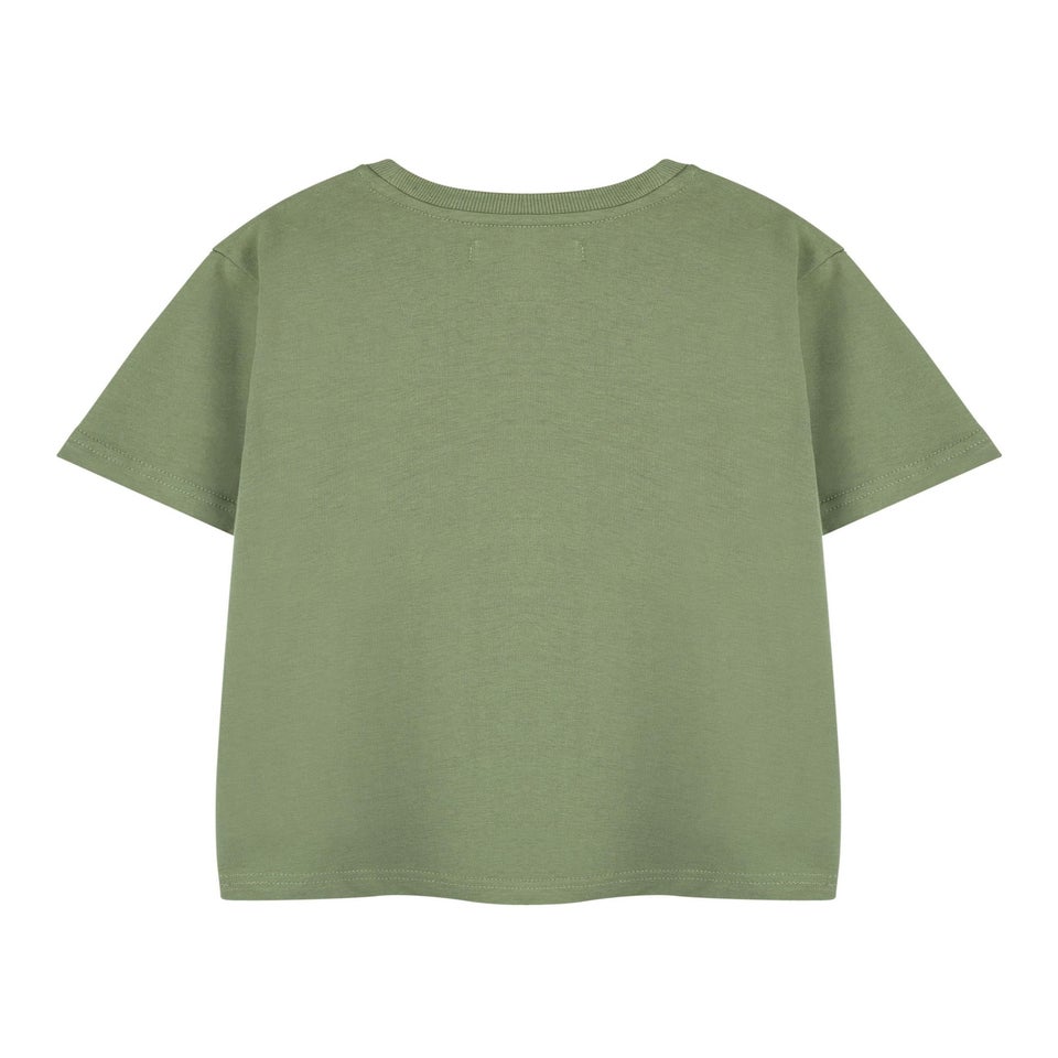 Star Wars Khaki The Mandalorian Grogu Kids T Shirt (3-14 Years)