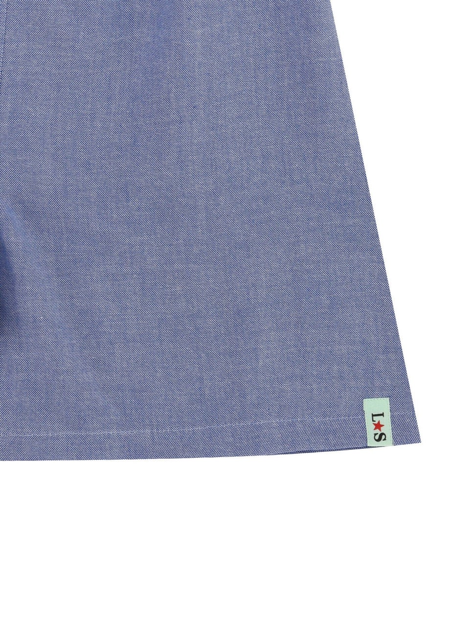 Lilly & Sid Blue Plain Playsuit (24 Months- 8 Years)