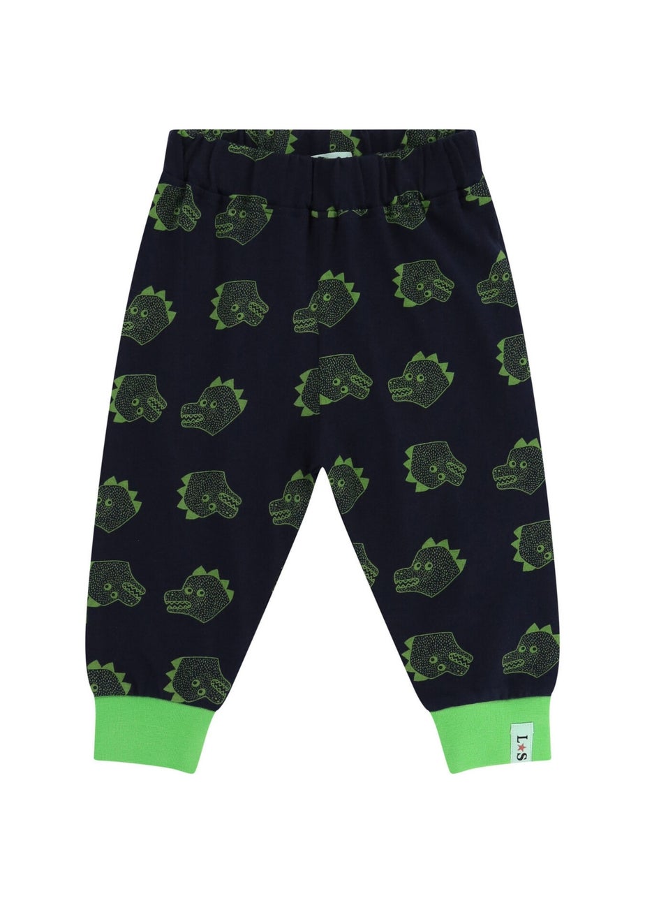 Lilly & Sid Multicoloured Dinosaur Applique Top & Jogger Set (0- 24 Months)