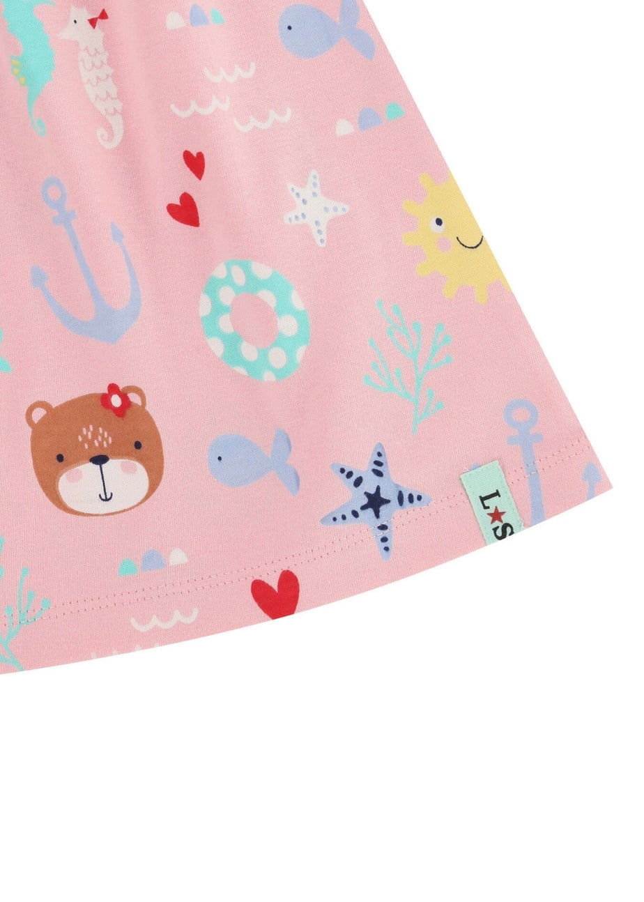 Lilly & Sid Multicoloured Lilly & Friends Print Dress (0-8 Years)