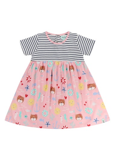 Lilly & Sid Multicoloured Lilly & Friends Print Dress (0-8 Years)