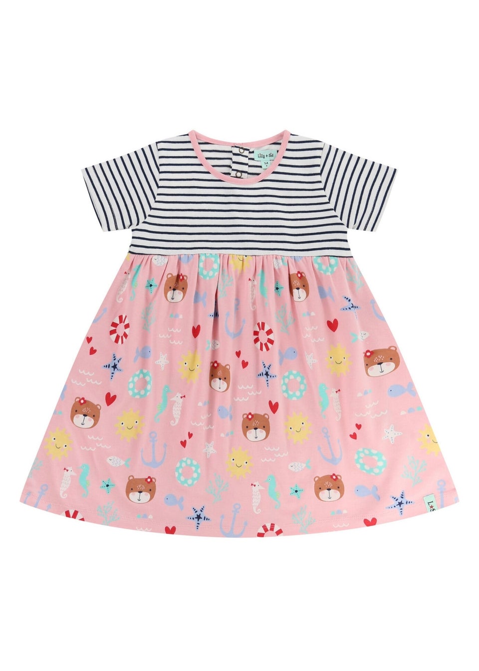 Lilly & Sid Multicoloured Lilly & Friends Print Dress (0-8 Years)