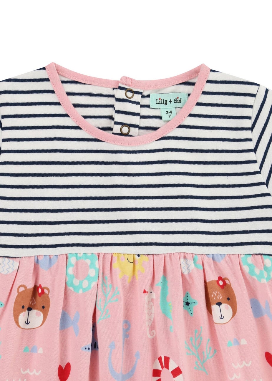 Lilly & Sid Multicoloured Lilly & Friends Print Dress (0-8 Years)