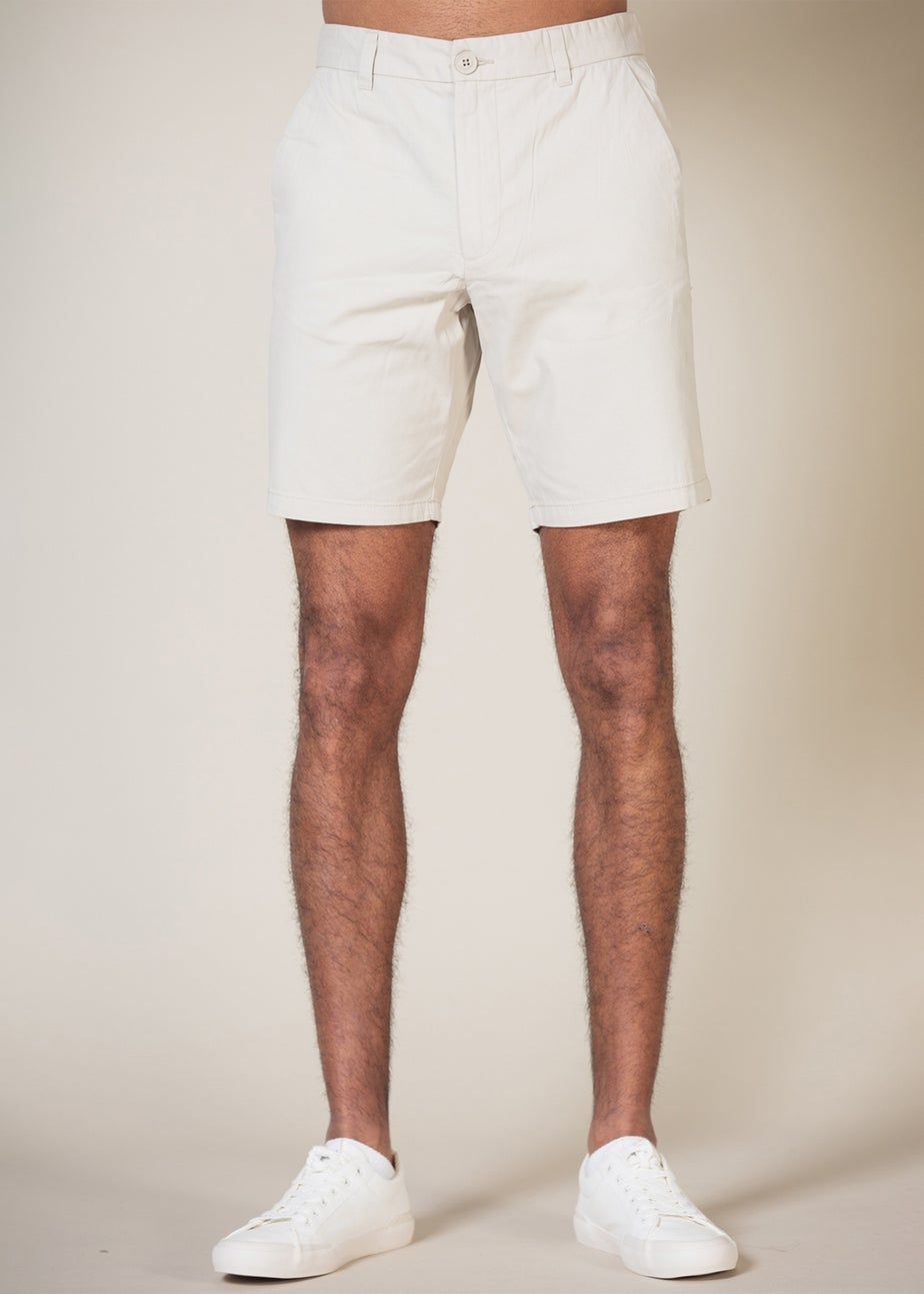 French Connection Navy Cotton Chino Shorts 2 Pack