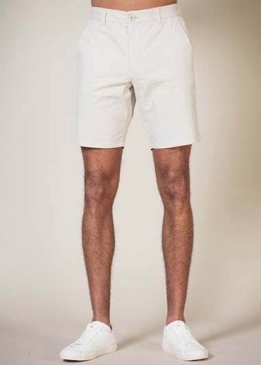 French Connection Navy Cotton Chino Shorts 2 Pack