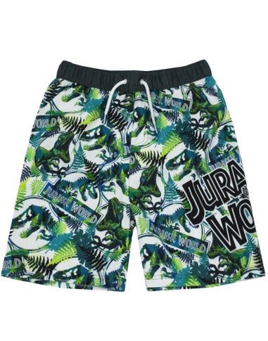 Jurassic World Kids Dinosaur Green Swim Shorts (4-12 Years)