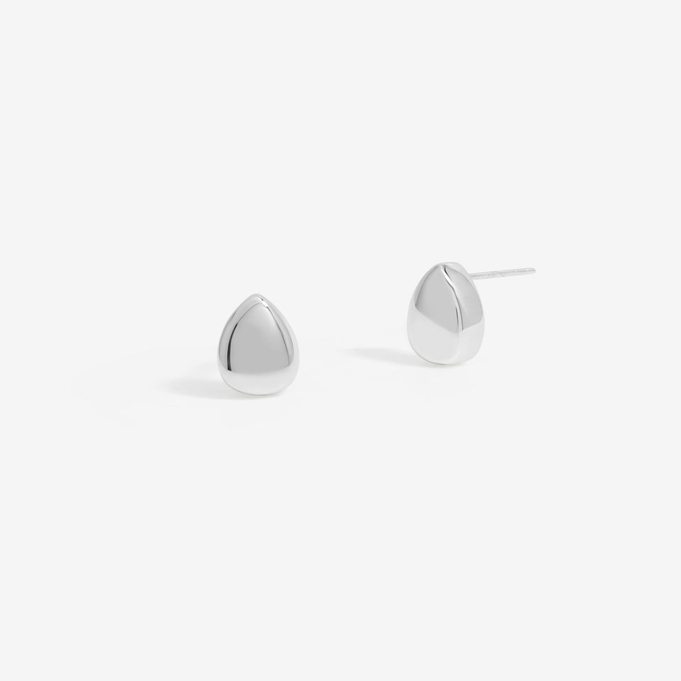 Simply Silver Sterling Silver 925 Polished Tear Drop Stud Earrings