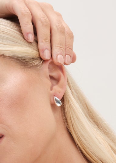 Simply Silver Sterling Silver 925 Polished Tear Drop Stud Earrings