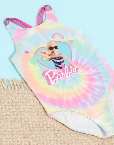Barbie Kids Tie Dye 1 Piece Multi Coloured Swimsuit (3-12 Years)
