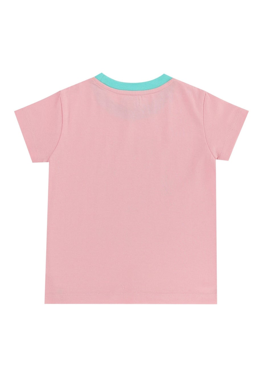Lilly & Sid Pink Beach Print Top (0-8 Years)
