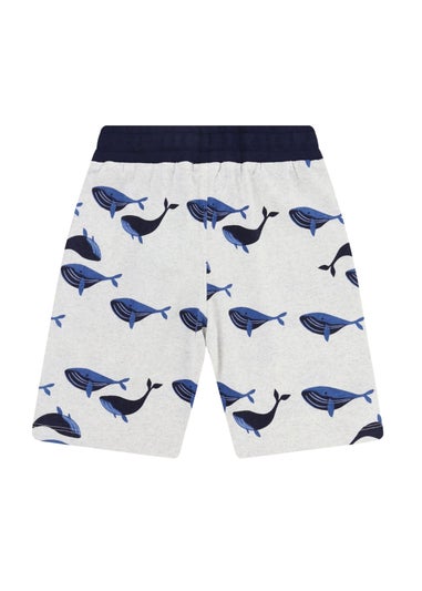 Lilly & Sid Multi Coloured Whale Print Shorts (0-8 Years)