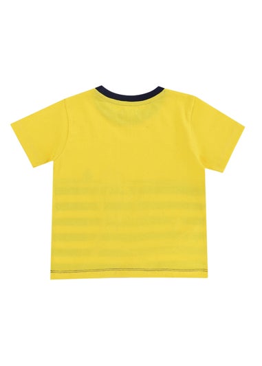 Lilly & Sid Multicoloured Shark In The Sea Applique T-Shirt (0-8 Years)