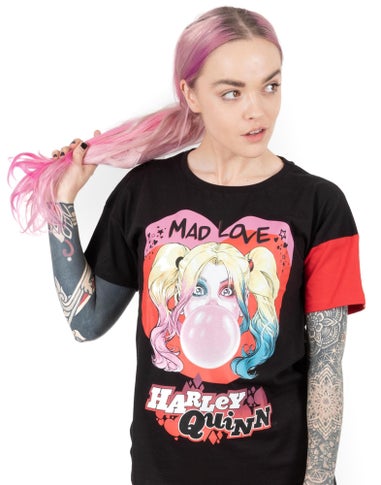 DC Comics Red Harley Quinn Mad Love Shortie Pyjamas