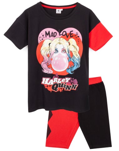 DC Comics Red Harley Quinn Mad Love Shortie Pyjamas