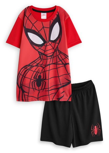 Marvel Spiderman Kids Red Shortie Pyjamas (2-8 Years)