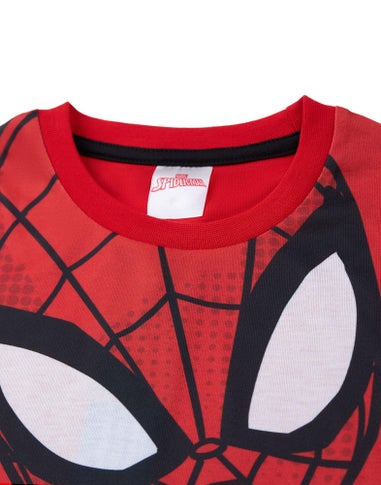 Marvel Spiderman Kids Red Shortie Pyjamas (2-8 Years)