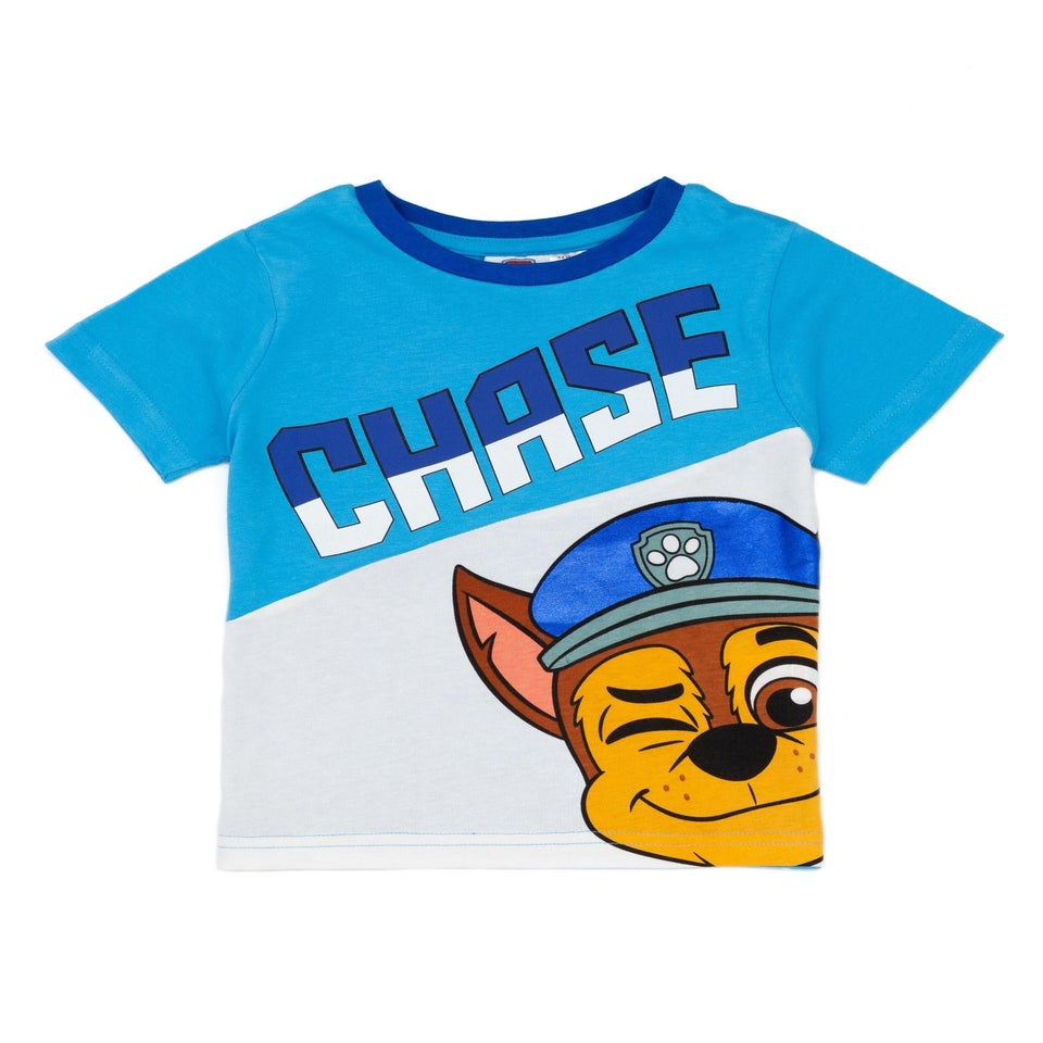 Paw Patrol Chase Kids Shortie Blue Pyjamas (12 Months-6 Years)