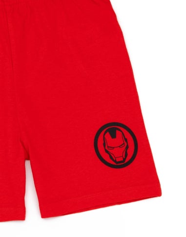 Disney Marvel Iron Man Kids Red Shortie Pyjamas (2-8 Years)
