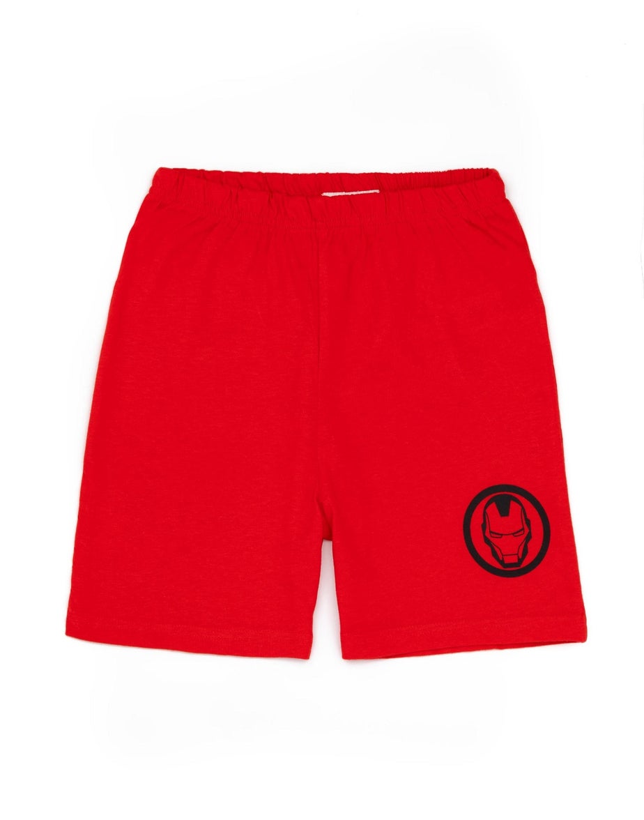 Disney Marvel Iron Man Kids Red Shortie Pyjamas (2-8 Years)