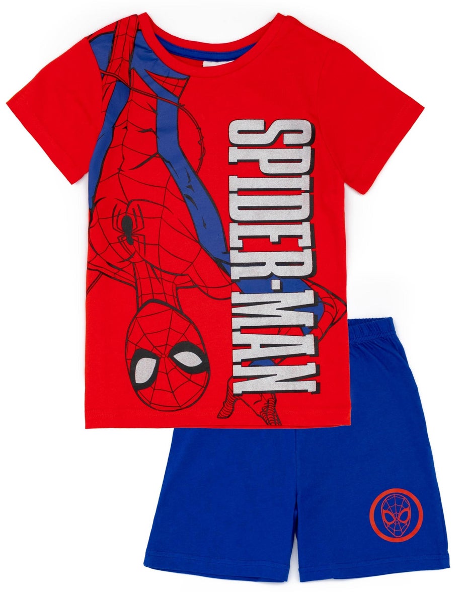 Disney Marvel Spiderman Kids Shortie Pyjamas (2-8 Years)