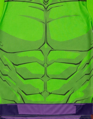 Disney Marvel Hulk Kids Shortie Purple Pyjamas (2-8 Years)