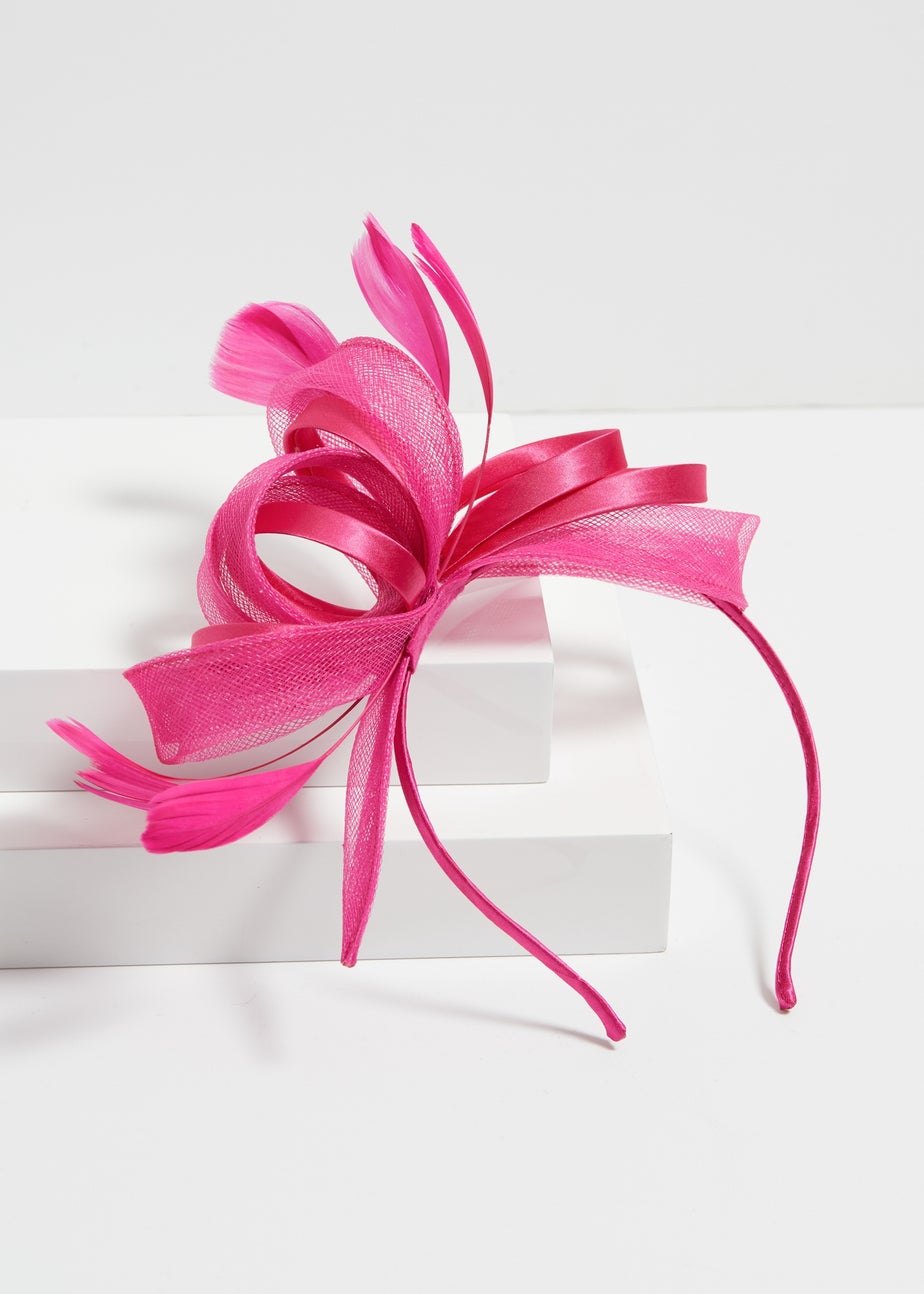 Jon Richard Fushia Medium Fascinator