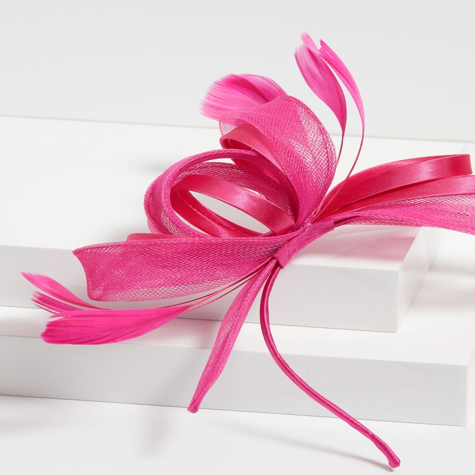Jon Richard Fushia Medium Fascinator