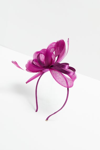 Jon Richard Medium Berry Fascinator Headband