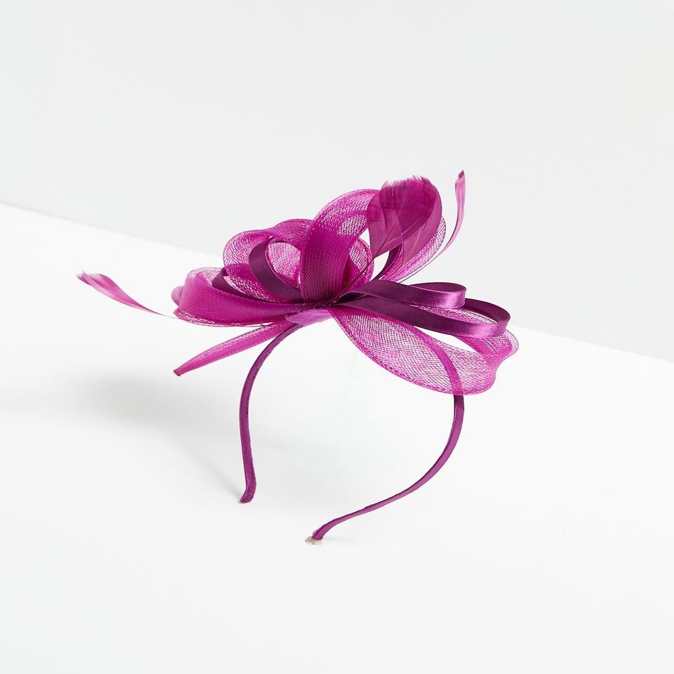 Jon Richard Medium Berry Fascinator Headband
