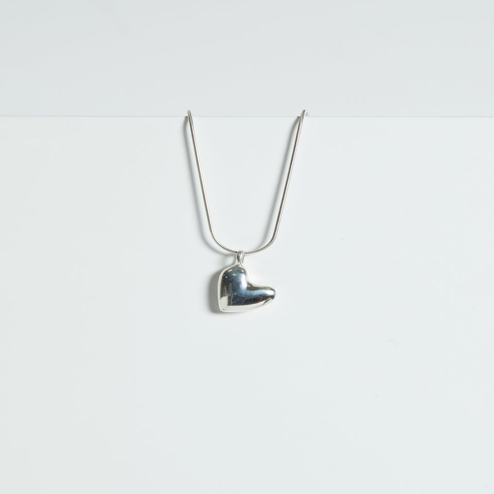 Simply Silver Sterling Silver 925 Molten Heart Pendant