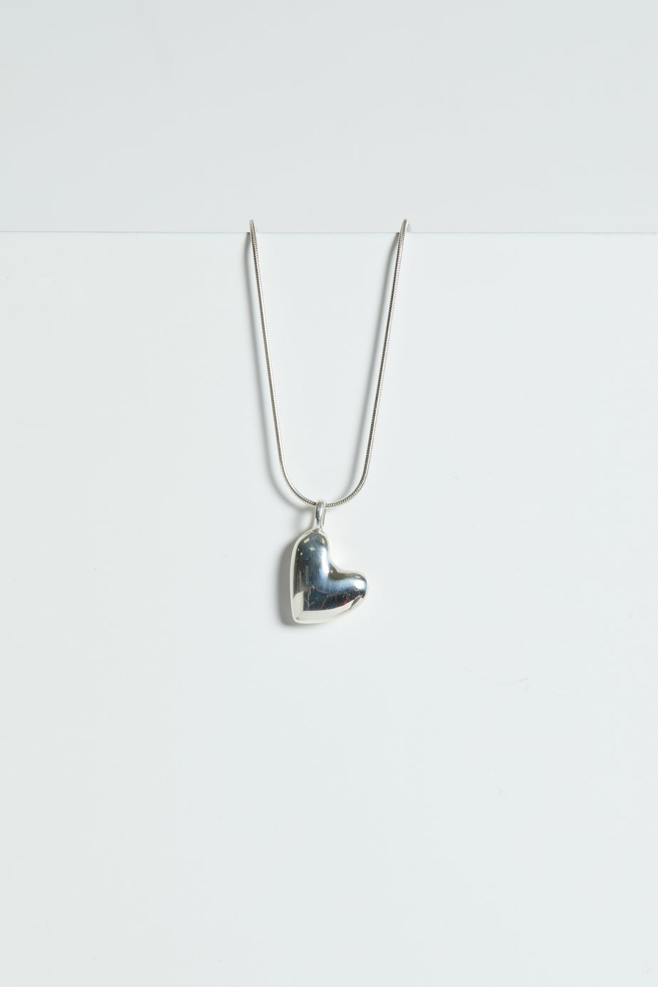 Simply Silver Sterling Silver 925 Molten Heart Pendant