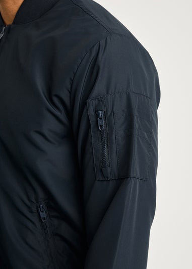 French Connection Navy MA1 Technical Bomber Jacket