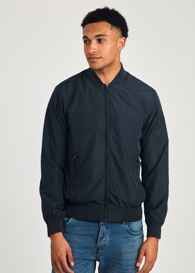 French Connection Navy MA1 Technical Bomber Jacket