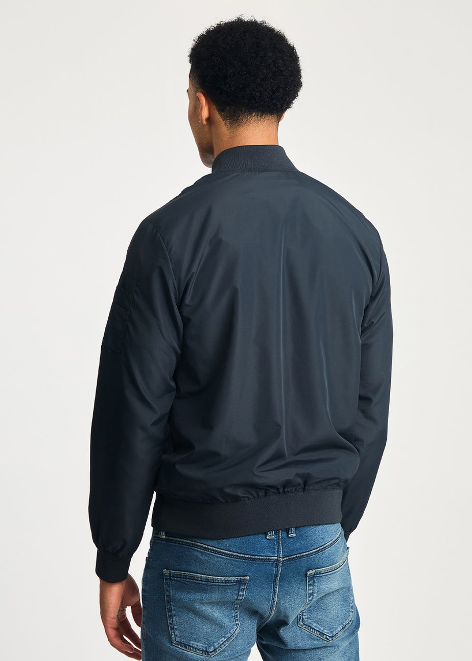 French Connection Navy MA1 Technical Bomber Jacket