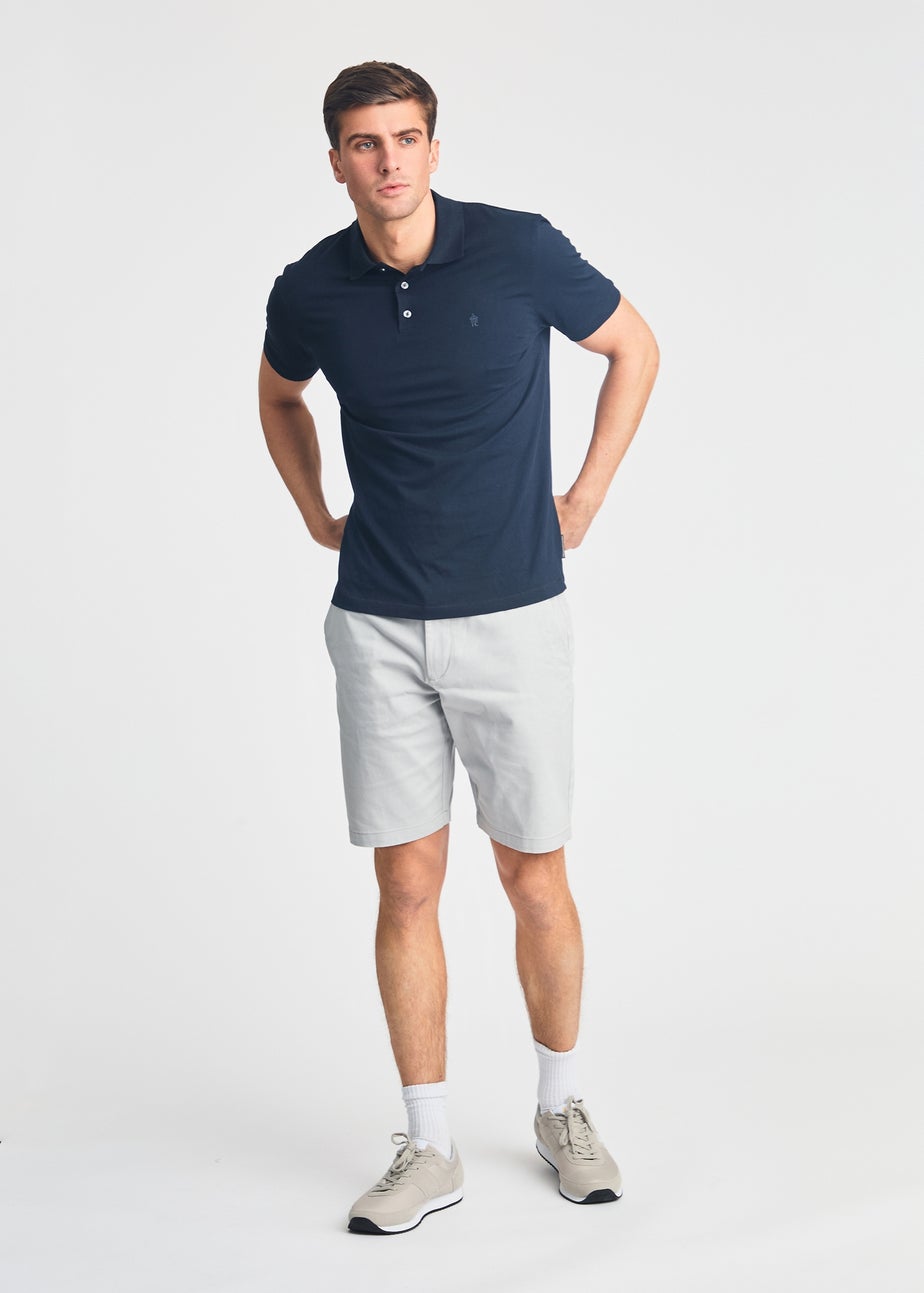 French Connection Light Grey Cotton Chino Shorts