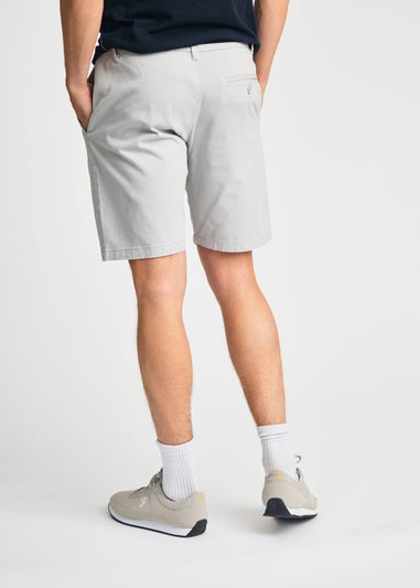French Connection Light Grey Cotton Chino Shorts