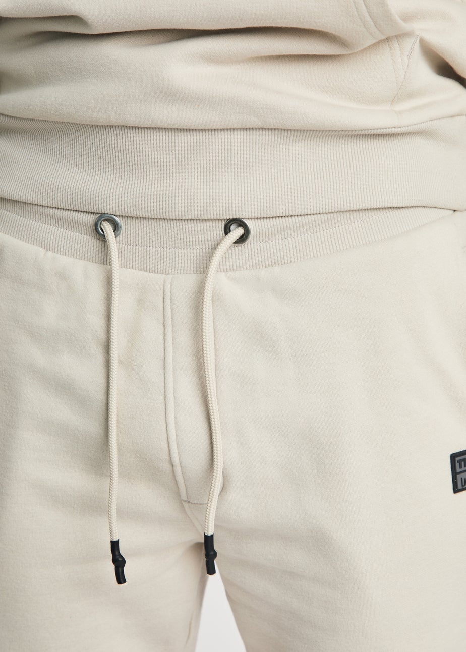 Tokyo Laundry Light Grey Jogger Short with Drawstring