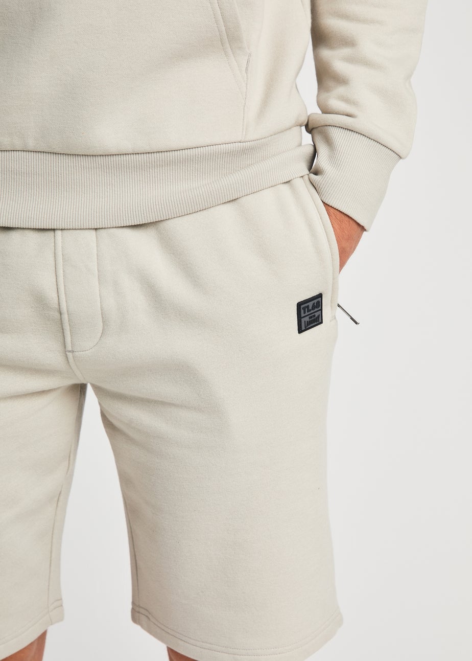 Tokyo Laundry Light Grey Jogger Short with Drawstring