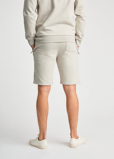 Tokyo Laundry Light Grey Jogger Short with Drawstring