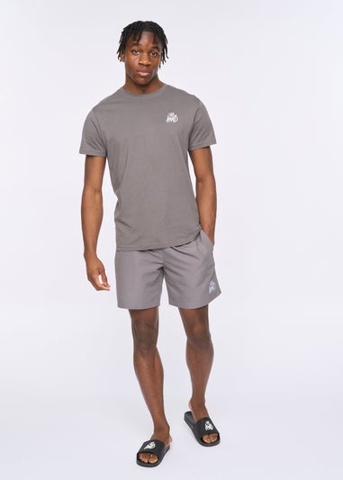 Kings Will Dream Charcoal Grey Crosby Swim Shorts