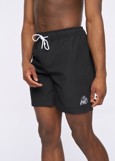 Kings Will Dream Black Crosby Swim Shorts