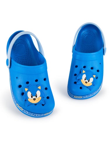Sonic The Hedgehog Kids Blue Clogs (Younger 10-3 Older)