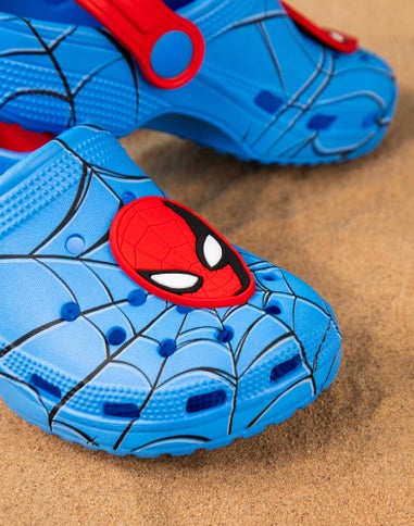 Marvel Spiderman Kids Blue Clogs (Younger 6-12 Older)