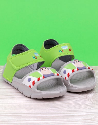 Toy Story Buzz Lightyear Kids Grey Sandals (Younger 6-12 Older)