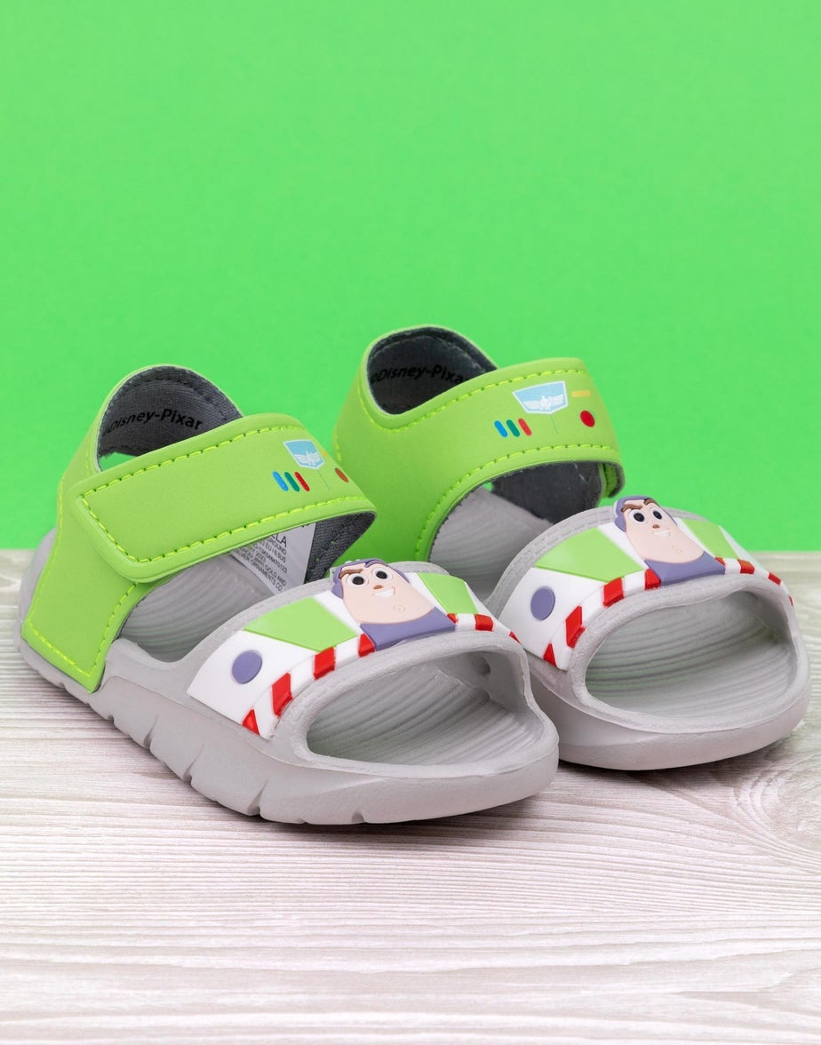 Toy Story Buzz Lightyear Kids Grey Sandals (Younger 6-12 Older)