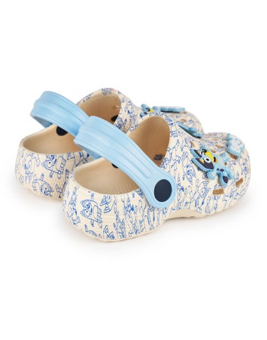 Bluey & Bingo Kids Grey Clogs (Younger 6-12 Older)