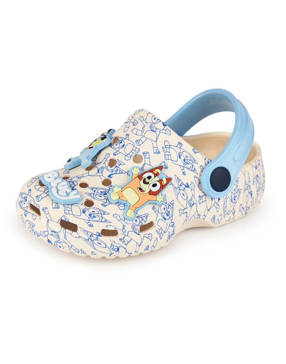Bluey & Bingo Kids Grey Clogs (Younger 6-12 Older)